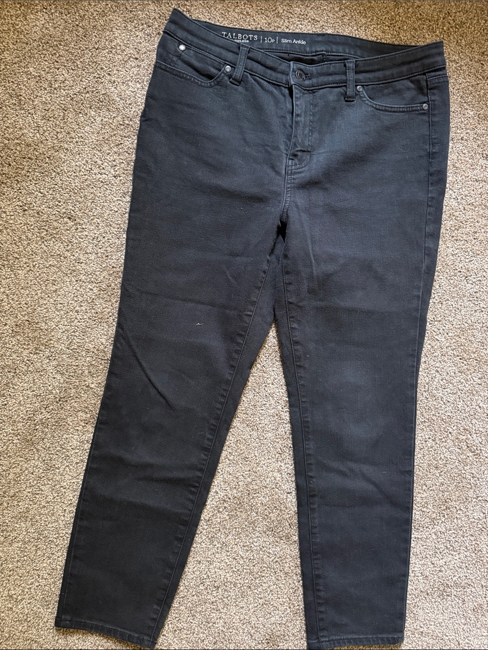 Talbots Black Skinny Jeans - Slim Ankle